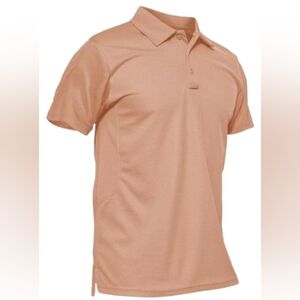 Unbranded Apricot Men's Polo Casual Golf Shirt Sz XL